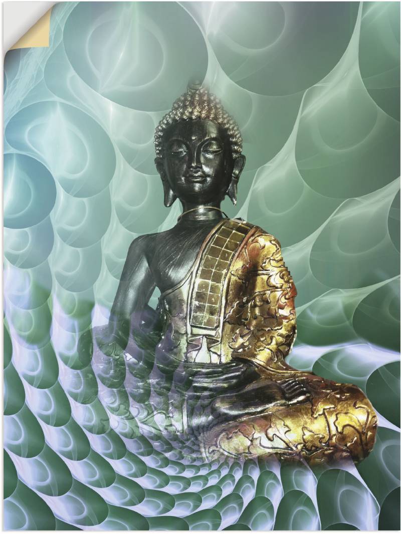 Artland Wandbild »Buddhas Traumwelt CB«, Religion, (1 St.), als Alubild, Outdoorbild, Leinwandbild, Poster, Wandaufkleber von Artland