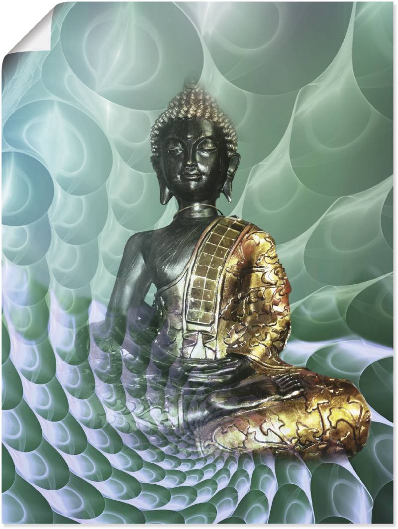 Artland Wandbild »Buddhas Traumwelt CB«, Religion, (1 St.), als Alubild, Outdoorbild, Leinwandbild, Poster, Wandaufkleber von Artland