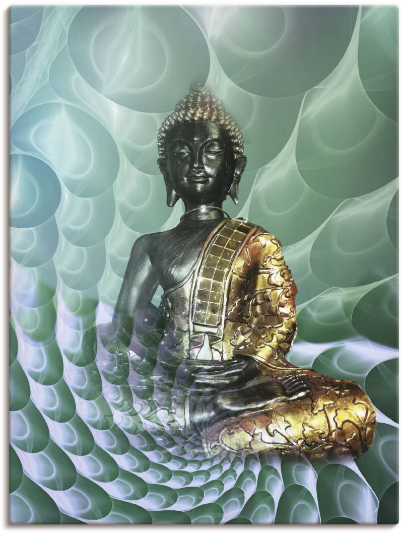 Artland Wandbild »Buddhas Traumwelt CB«, Religion, (1 St.), als Alubild, Outdoorbild, Leinwandbild, Poster, Wandaufkleber von Artland