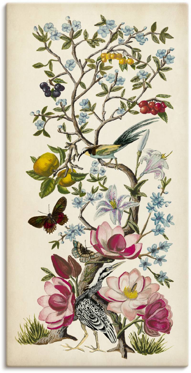 Artland Wandbild »Chinoiserie Natur II«, Pflanzen, (1 St.), als Alubild, Outdoorbild, Leinwandbild, Wandaufkleber, versch. Grössen von Artland