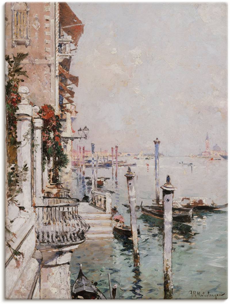 Artland Wandbild »Der Canal Grande, Venedig.«, Italien, (1 St.), als Leinwandbild, Poster in verschied. Grössen von Artland