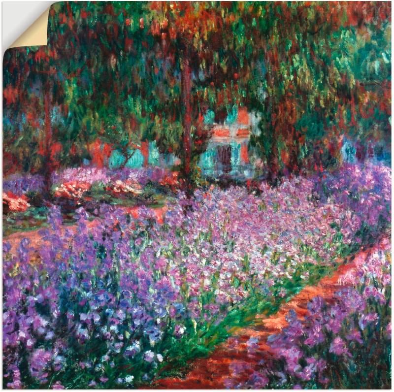 Artland Wandbild »Der Garten des Künstlers bei Giverny«, Garten, (1 St.), als Alubild, Outdoorbild, Leinwandbild in verschied. Grössen von Artland