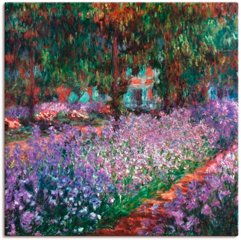 Artland Wandbild »Der Garten des Künstlers bei Giverny«, Garten, (1 St.), als Alubild, Outdoorbild, Leinwandbild in verschied. Grössen von Artland