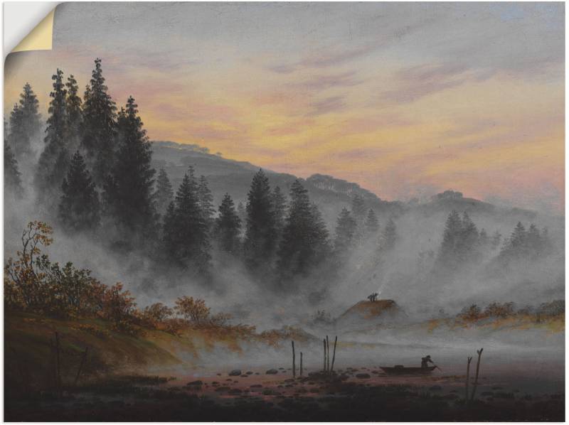 Artland Wandbild »Der Morgen«, Berge, (1 St.), als Leinwandbild, Wandaufkleber oder Poster in versch. Grössen von Artland