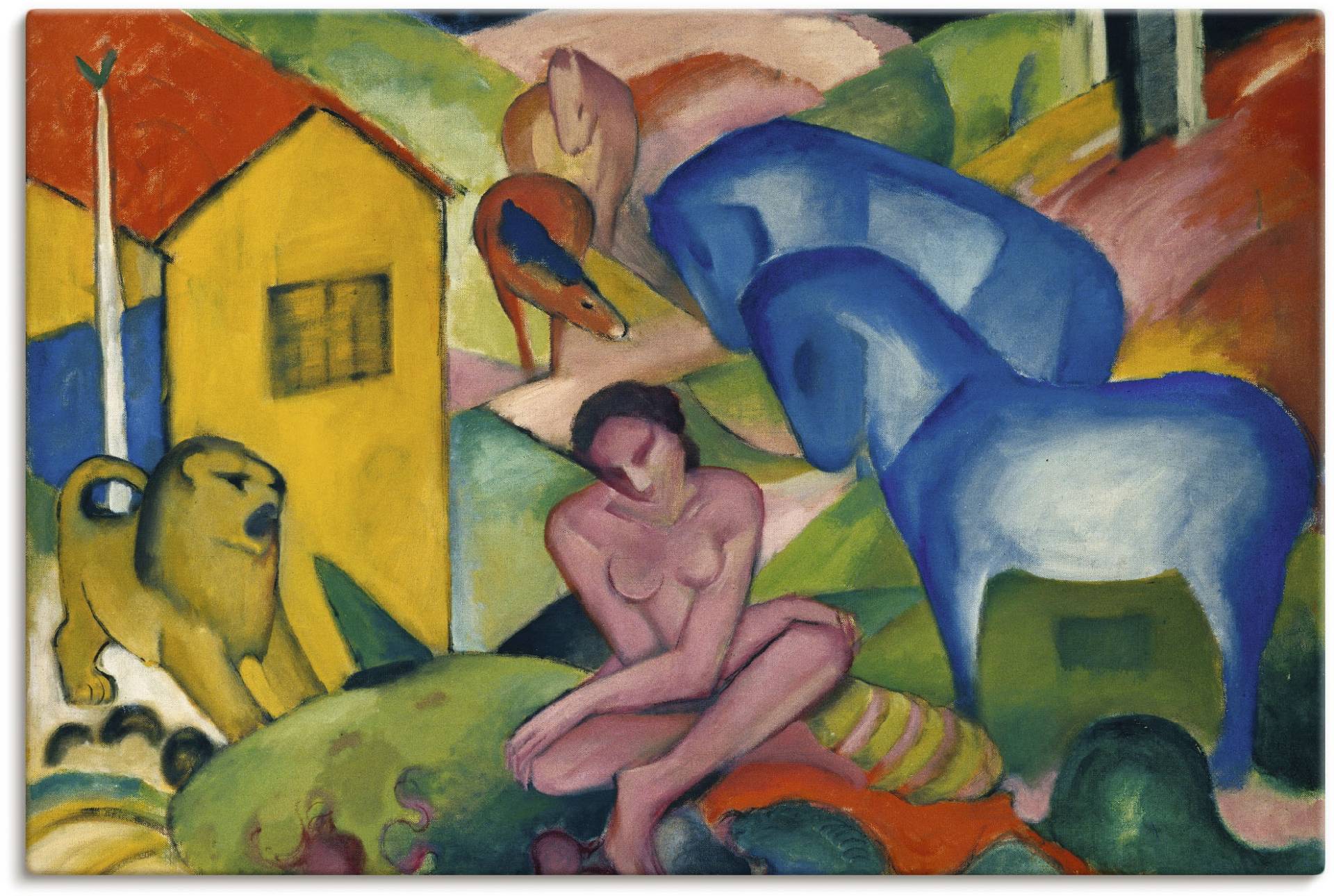 Artland Leinwandbild »Der Traum. 1912.«, klassische Fantasie, (1 St.), auf Keilrahmen gespannt von Artland