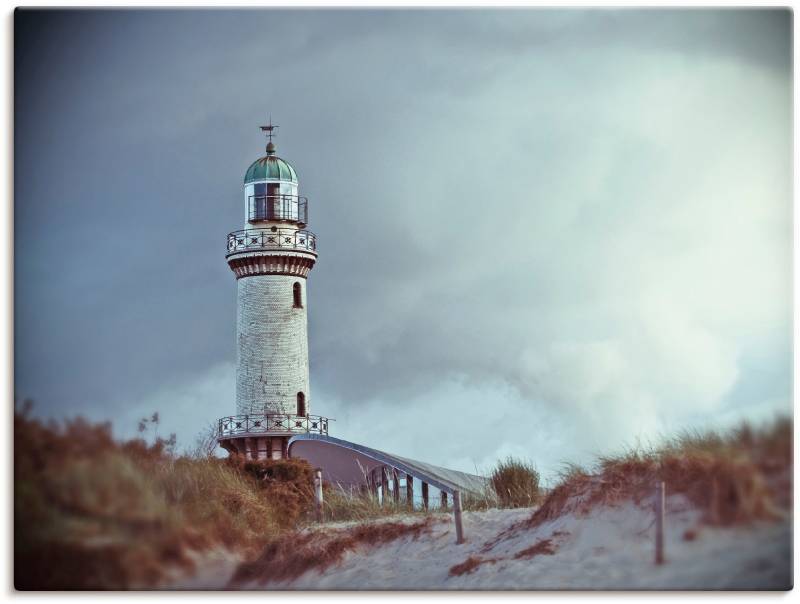 Artland Wandbild »Der Warnemünder Leuchtturm«, Gebäude, (1 St.), als Leinwandbild, Poster in verschied. Grössen von Artland