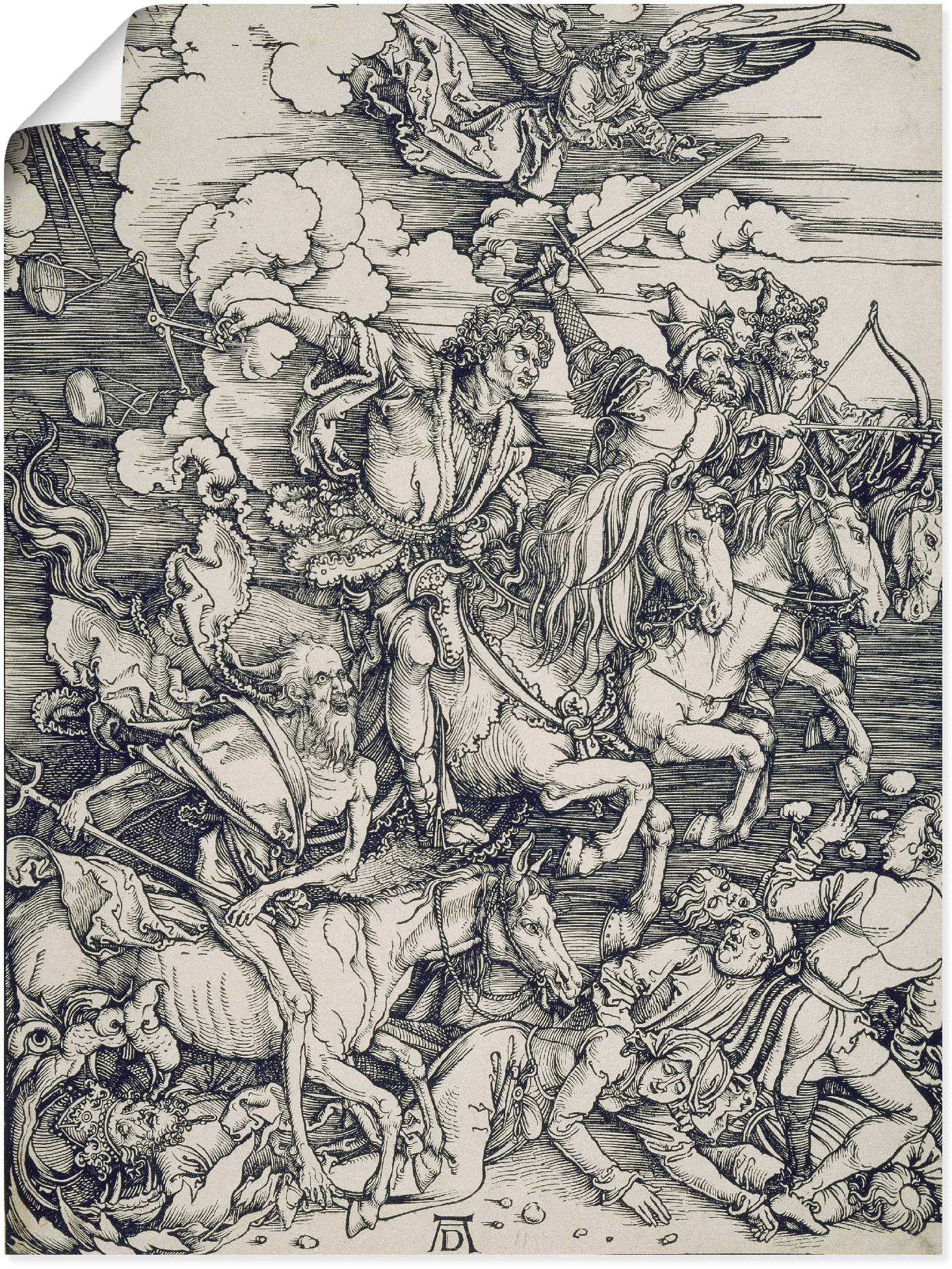 Artland Kunstdruck »Der apokalyptische Reiter. Um 1497/98«, Religion, (1 St.), als Leinwandbild, Wandaufkleber oder Poster in versch. Grössen Artland Kunstdruck »Der apokalyptische Reiter. Um 1497/98«, Religion, (1 St.), als Leinwandbild, Wandaufkleber oder Poster in versch. Grössen von Artland