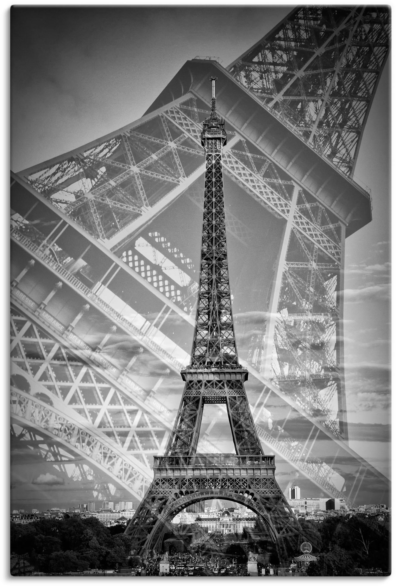 Artland Wandbild »Der doppelte Eiffelturm II«, (1 St.), als Alubild, Outdoorbild, Leinwandbild in verschied. Grössen Artland Wandbild »Der doppelte Eiffelturm II«, (1 St.), als Alubild, Outdoorbild, Leinwandbild in verschied. Grössen von Artland