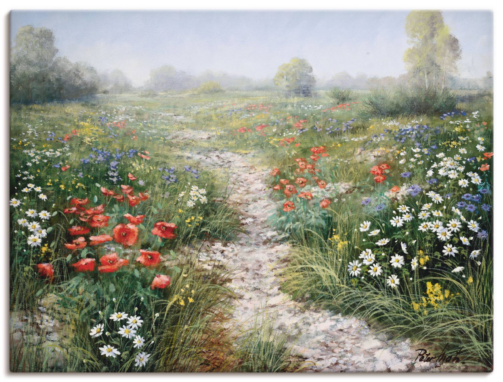 Artland Wandbild »Dichte der Natur«, Blumenwiese, (1 St.), als Leinwandbild, Poster, Wandaufkleber in verschied. Grössen von Artland