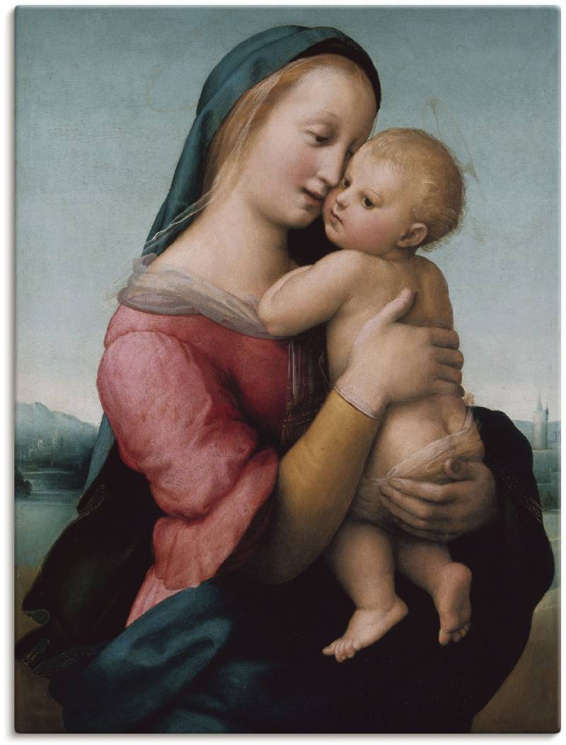 Artland Leinwandbild »Die Madonna Tempi. Um 1507«, Gruppen & Familien, (1 St.), auf Keilrahmen gespannt von Artland