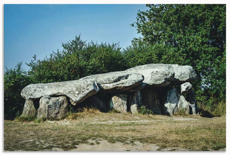 Artland Wandbild »Dolmen de Kerbourg Frankreich«, Felsen, (1 St.), als Alubild, Leinwandbild, Wandaufkleber oder Poster in versch. Grössen von Artland