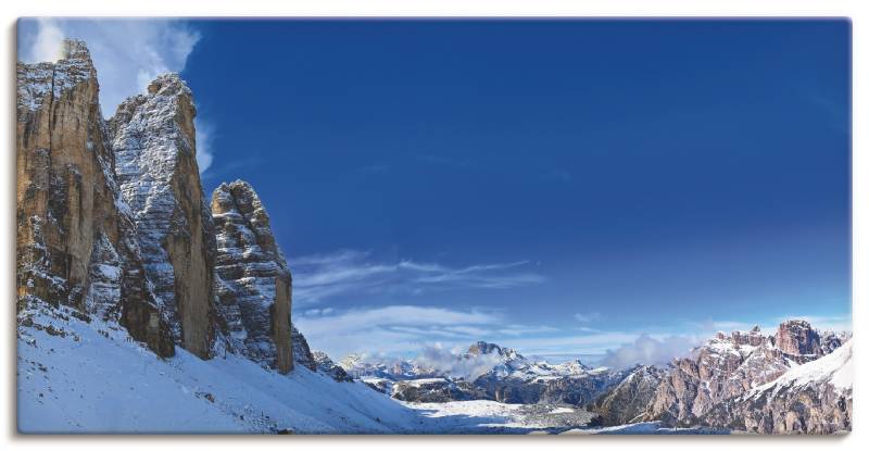 Artland Wandbild »Drei Zinnen Umrundung in den Dolomiten«, Himmel, (1 St.), als Alubild, Outdoorbild, Wandaufkleber in verschied. Grössen von Artland