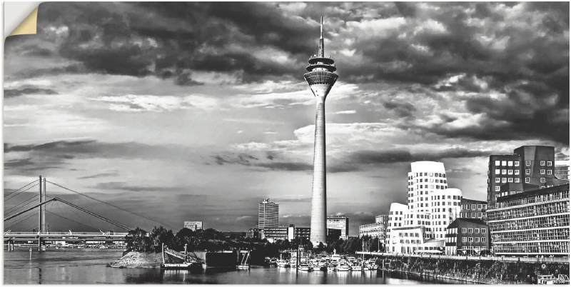 Artland Wandbild »Düsseldorf Collage Skyline 10«, Deutschland, (1 St.), als Leinwandbild, Wandaufkleber in verschied. Grössen von Artland