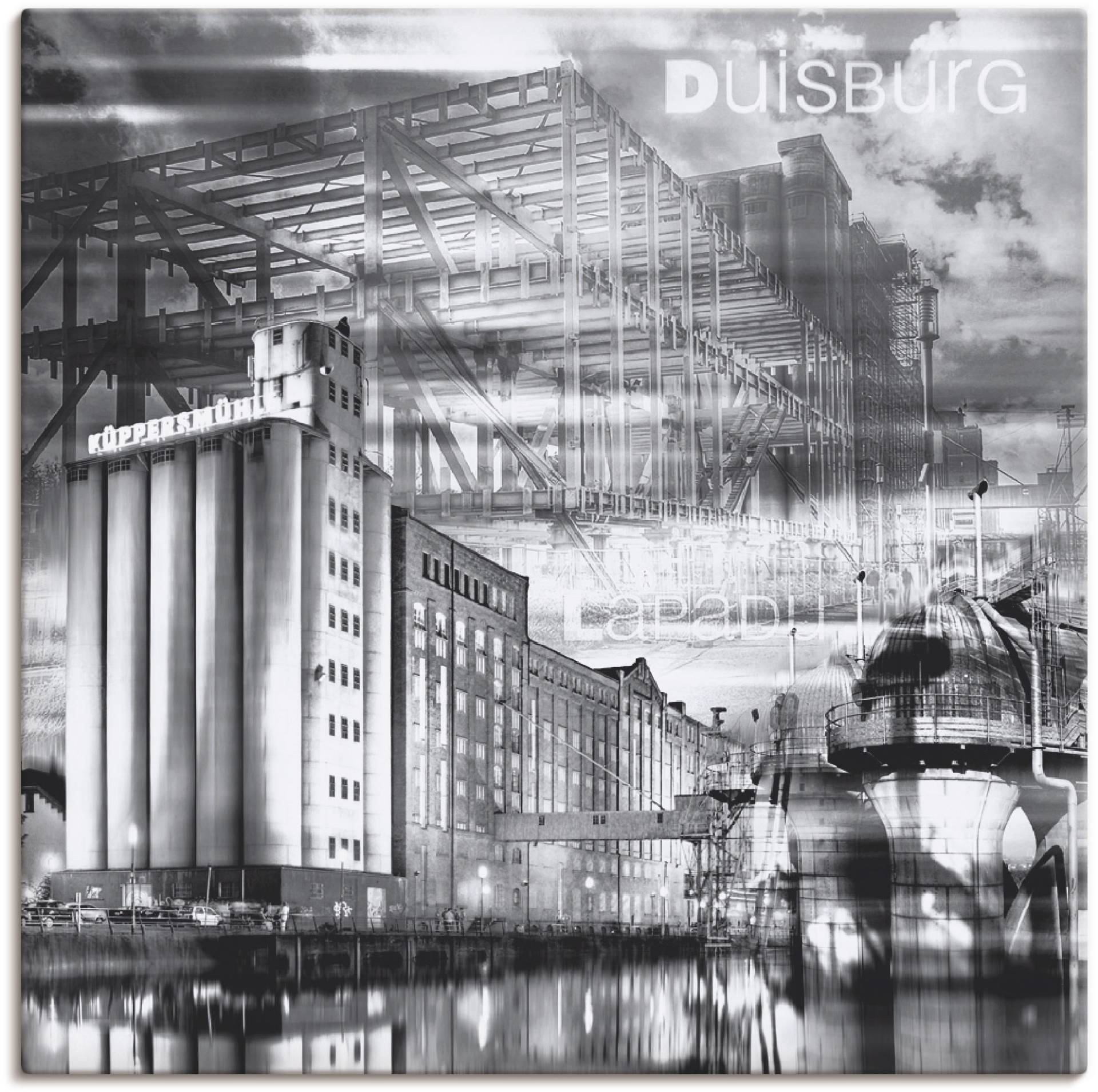 Artland Wandbild »Duisburg Skyline Collage III«, Deutschland, (1 St.), als Leinwandbild, Poster in verschied. Grössen Artland Wandbild »Duisburg Skyline Collage III«, Deutschland, (1 St.), als Leinwandbild, Poster in verschied. Grössen von Artland