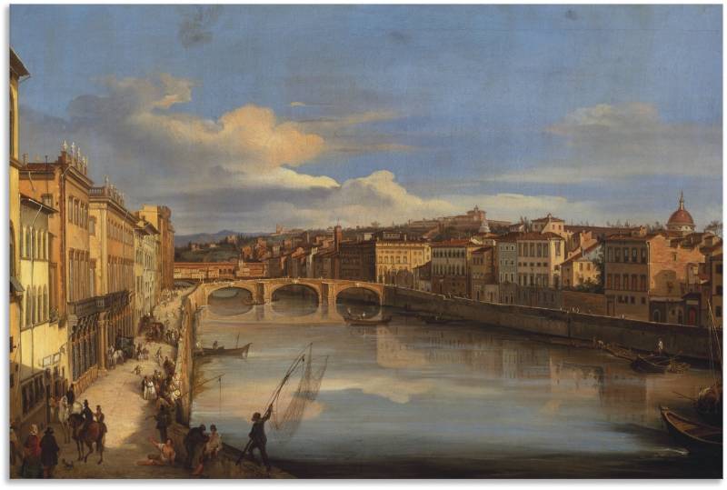 Artland Wandbild »Ein Blick auf den Arno«, Florenz, (1 St.), als Leinwandbild, Poster, Wandaufkleber in verschied. Grössen von Artland