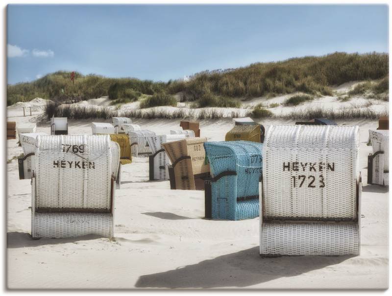 Artland Wandbild »Ein Tag am Meer«, Strand, (1 St.), als Leinwandbild, Poster, Wandaufkleber in verschied. Grössen von Artland