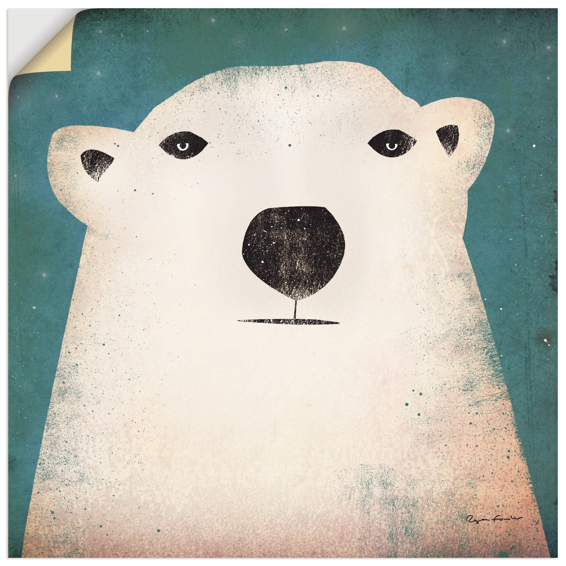 Artland Wandbild »Eisbär«, Tiere, (1 St.), als Poster, Wandaufkleber in verschied. Grössen von Artland