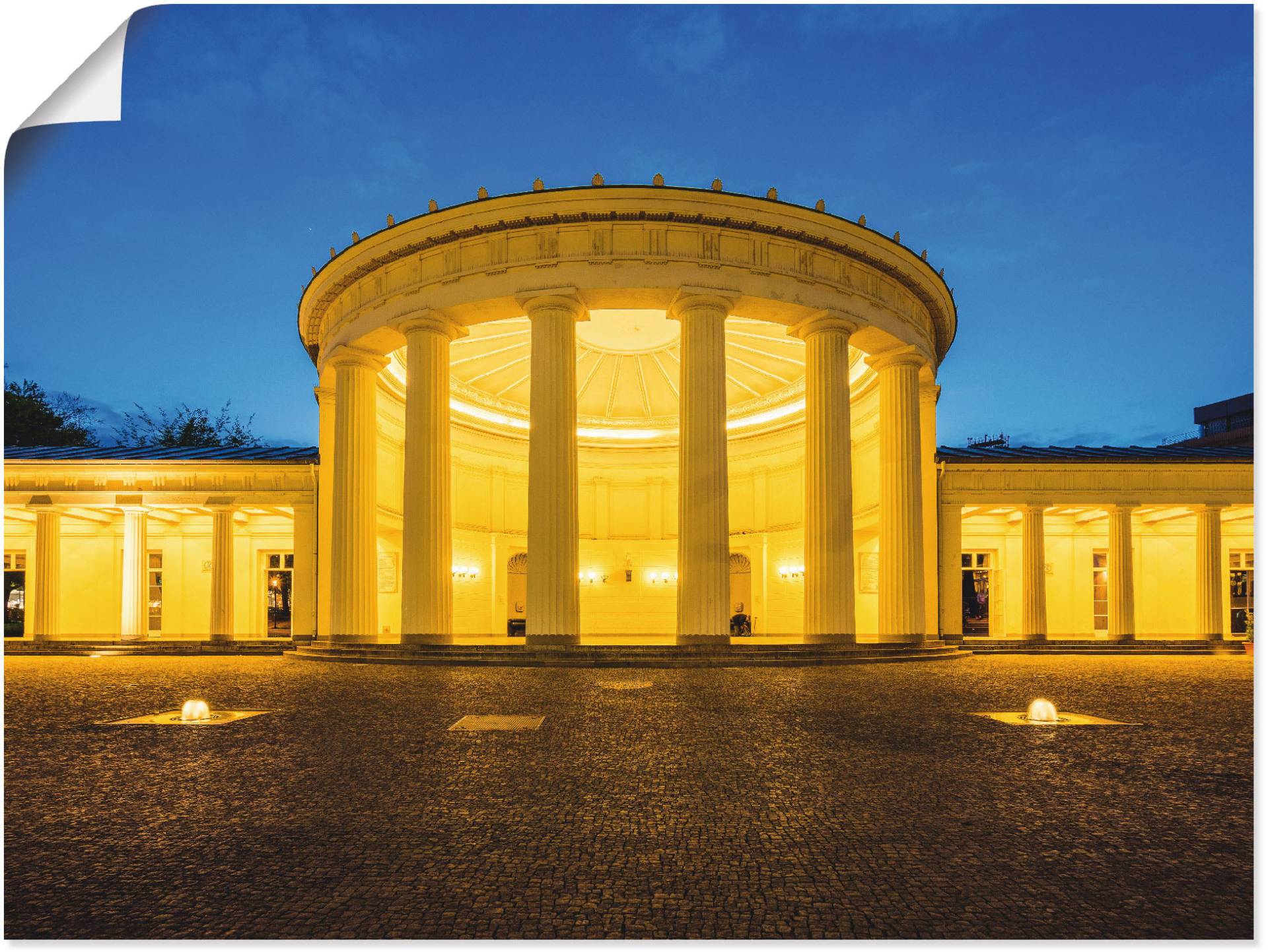 Artland Wandbild »Elisenbrunnen Aachen«, Gebäude, (1 St.), als Alubild, Leinwandbild, Wandaufkleber oder Poster in versch. Grössen von Artland