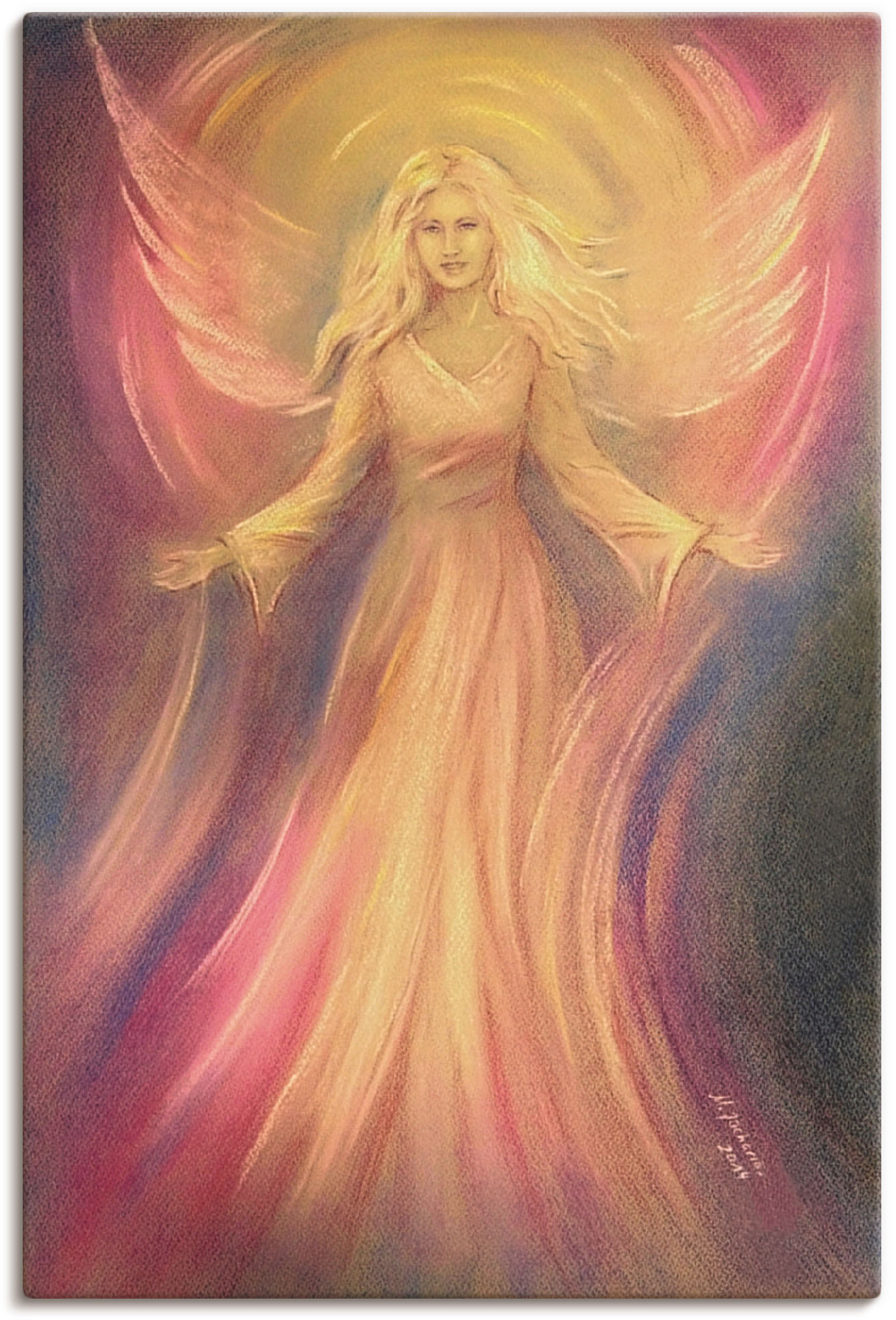 Artland Wandbild »Engel Licht Liebe - Spirituelle Malerei«, Religion, (1 St.), als Alubild, Outdoorbild, Leinwandbild, Poster, Wandaufkleber Artland Wandbild »Engel Licht Liebe - Spirituelle Malerei«, Religion, (1 St.), als Alubild, Outdoorbild, Leinwandbild, Poster, Wandaufkleber von Artland