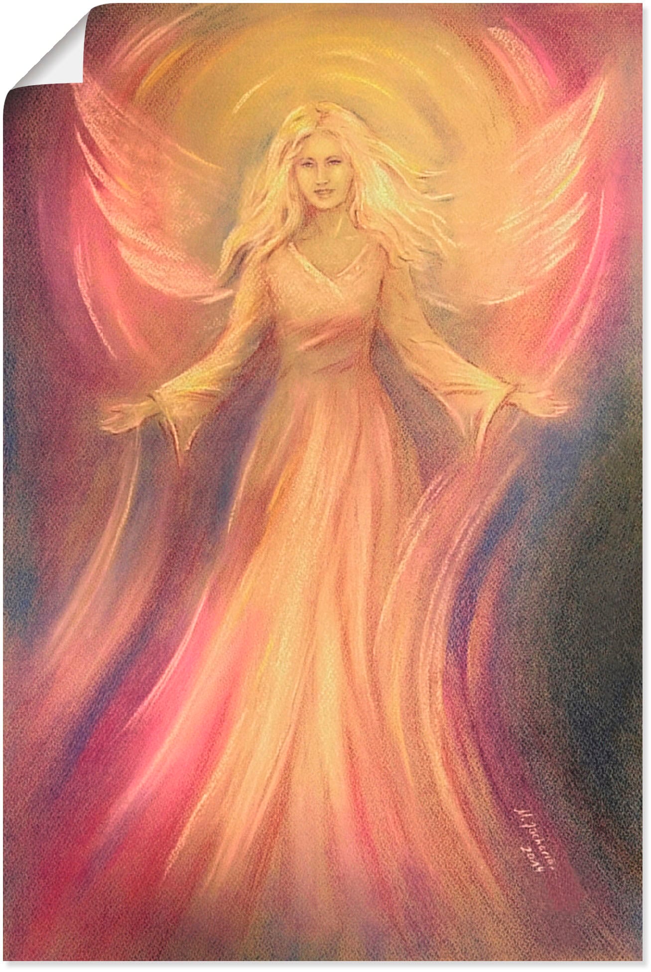 Artland Wandbild »Engel Licht Liebe - Spirituelle Malerei«, Religion, (1 St.), als Alubild, Outdoorbild, Leinwandbild, Poster, Wandaufkleber Artland Wandbild »Engel Licht Liebe - Spirituelle Malerei«, Religion, (1 St.), als Alubild, Outdoorbild, Leinwandbild, Poster, Wandaufkleber von Artland