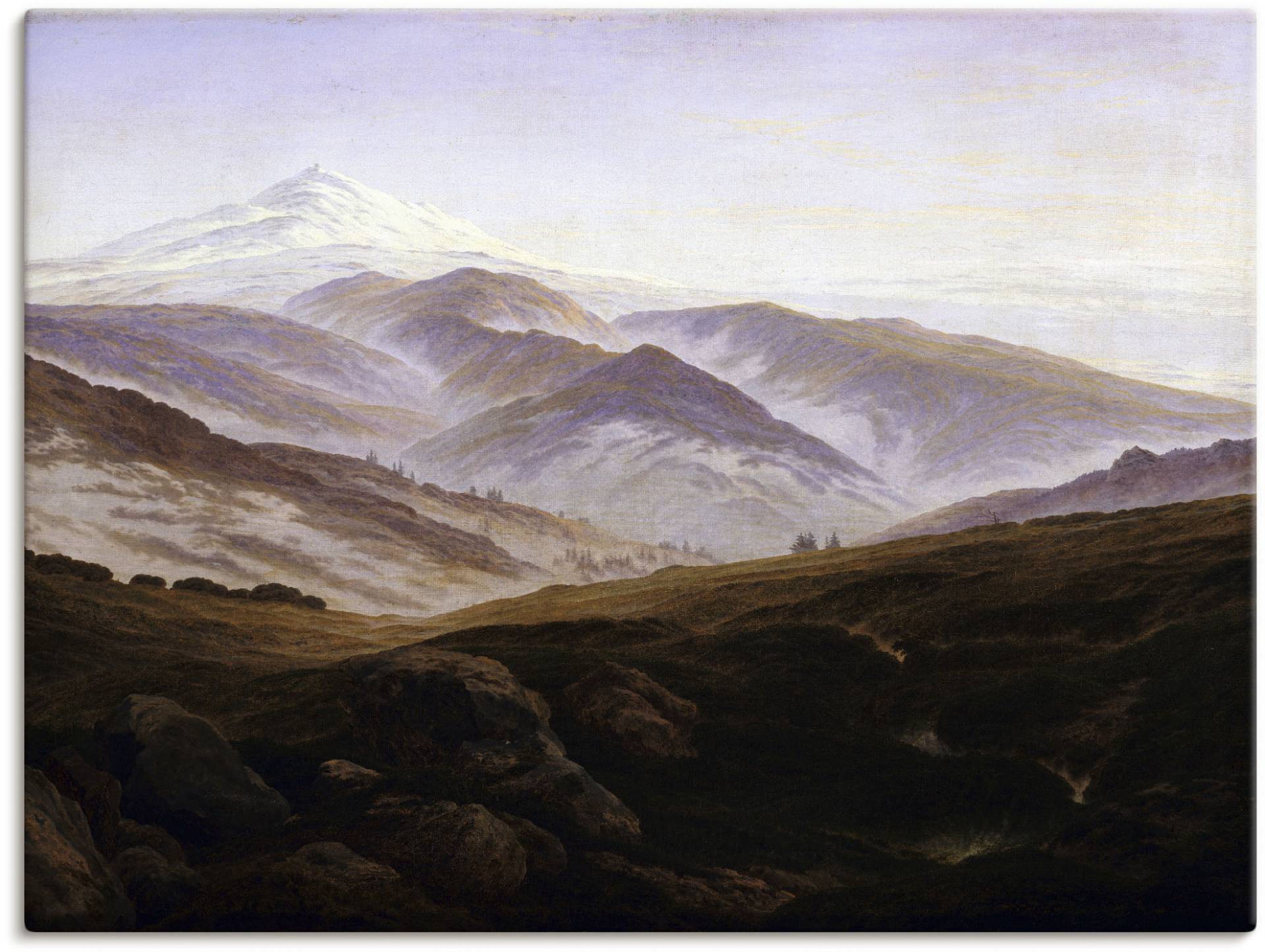 Artland Wandbild »Erinnerungen an das Riesengebirge. 1835.«, Berge, (1 St.), als Alubild, Leinwandbild, Wandaufkleber oder Poster in versch. Grössen von Artland