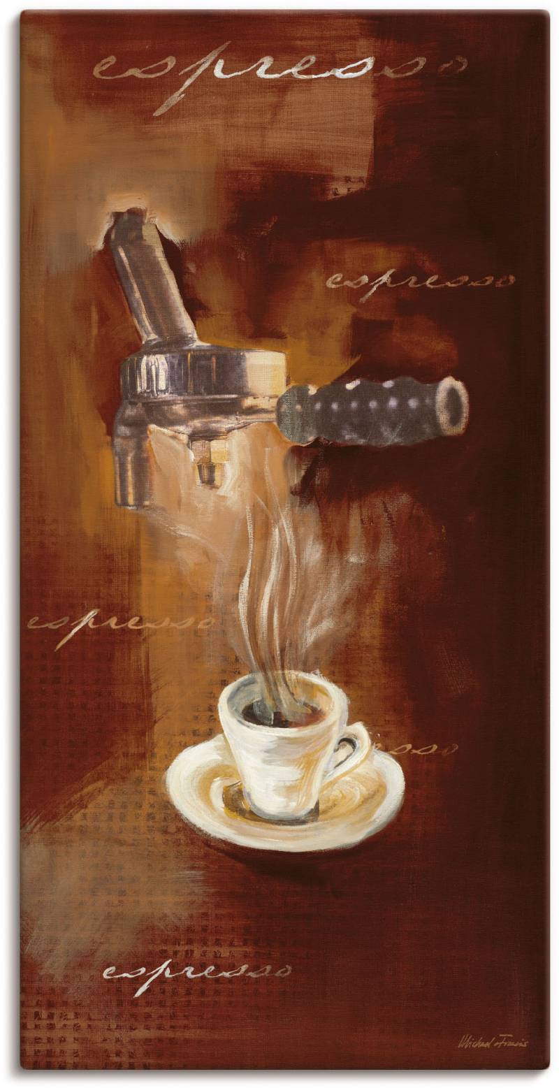 Artland Wandbild »Espresso I«, Getränke, (1 St.), als Alubild, Outdoorbild, Leinwandbild, Poster, Wandaufkleber von Artland