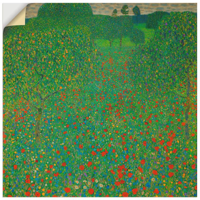 Artland Wandbild »Feld mit Mohn«, Blumen, (1 St.), als Alubild, Outdoorbild, Leinwandbild in verschied. Grössen von Artland