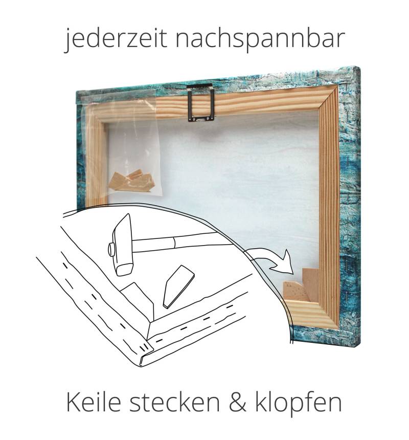 Artland Wandbild »Fensterblick Sanddüne und Gräser«, Strand, (1 St.), als Leinwandbild, Wandaufkleber oder Poster in versch. Grössen von Artland