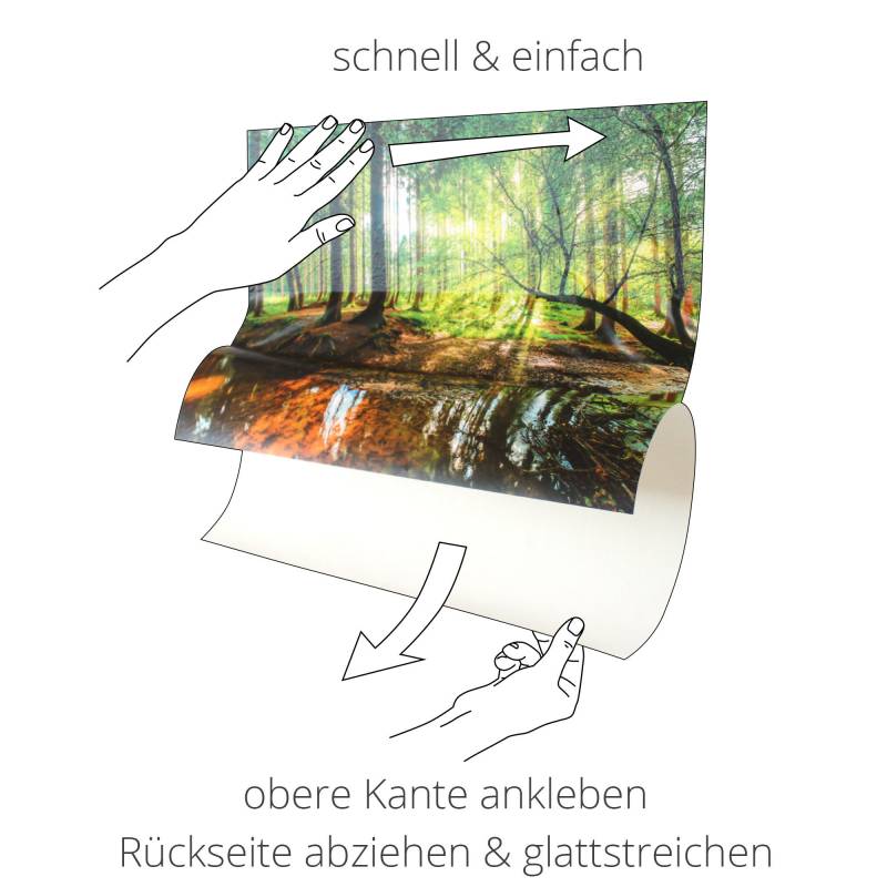 Artland Wandbild »Fensterblick Sanddüne und Gräser«, Strand, (1 St.), als Leinwandbild, Wandaufkleber oder Poster in versch. Grössen von Artland