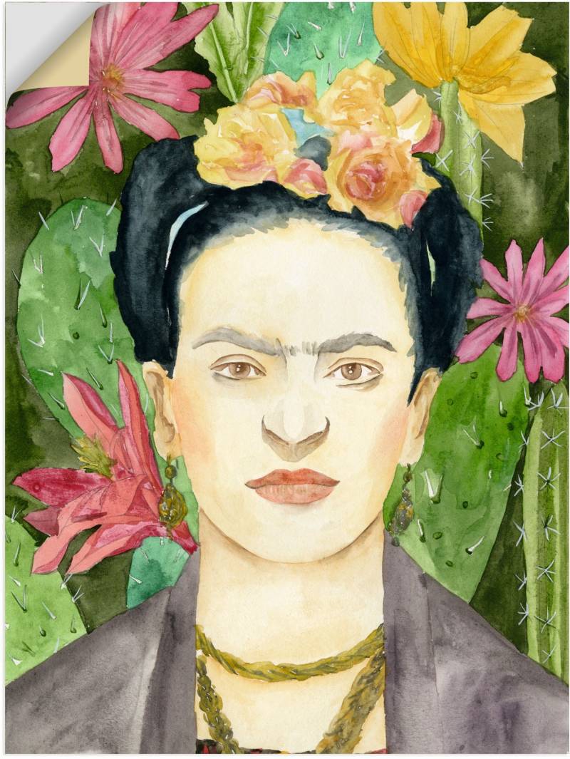 Artland Wandbild »Frida Kahlo I«, Bilder von Frauen, (1 St.), als Leinwandbild, Poster in verschied. Grössen von Artland