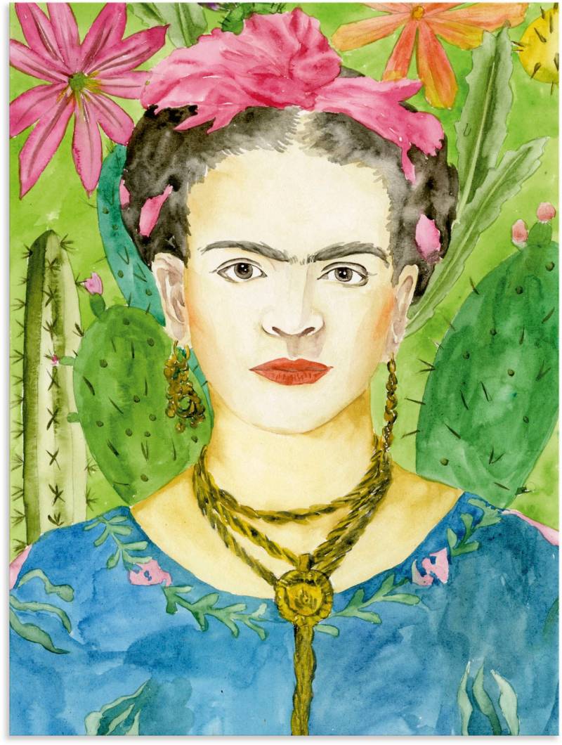 Artland Wandbild »Frida Kahlo II«, Bilder von Frauen, (1 St.), als Alubild, Outdoorbild, Leinwandbild, Poster, Wandaufkleber von Artland