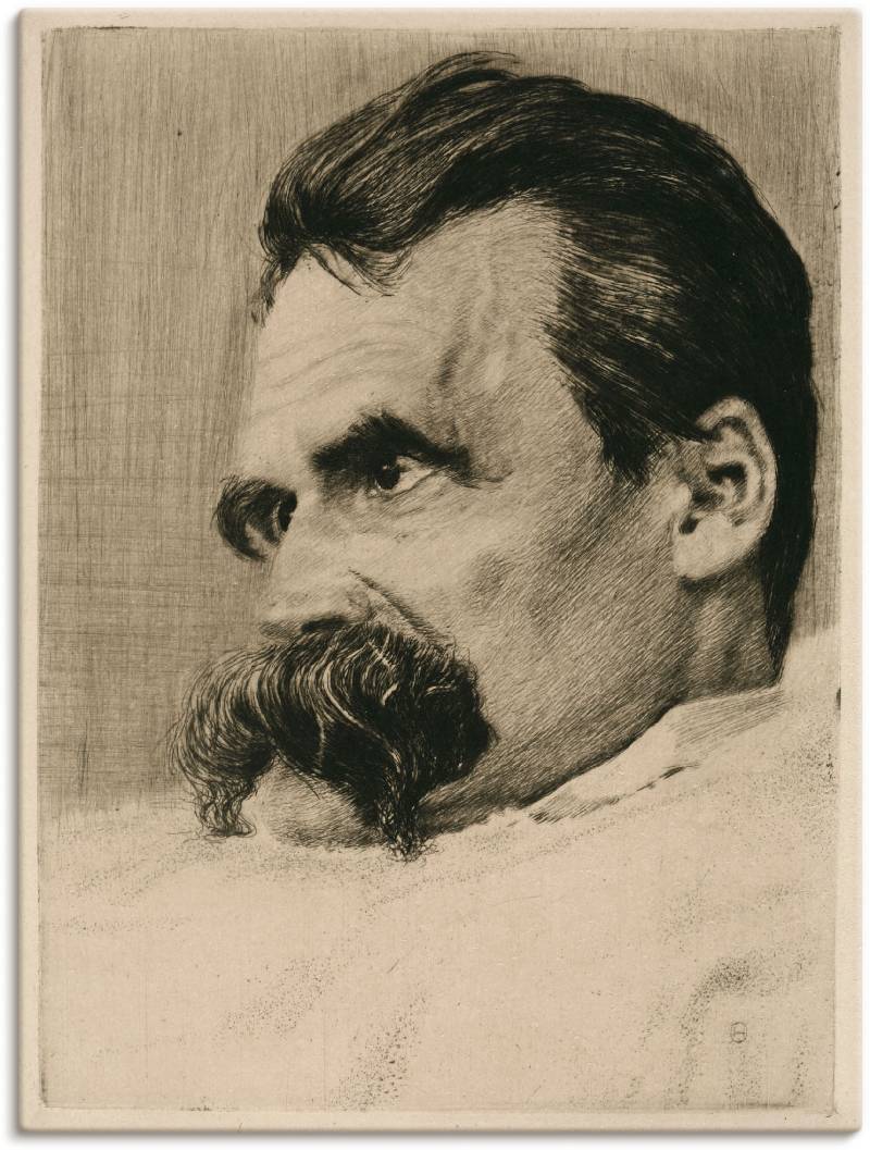 Artland Wandbild »Friedrich Nietzsche. 1899«, Menschen, (1 St.), als Leinwandbild, Wandaufkleber oder Poster in versch. Grössen von Artland