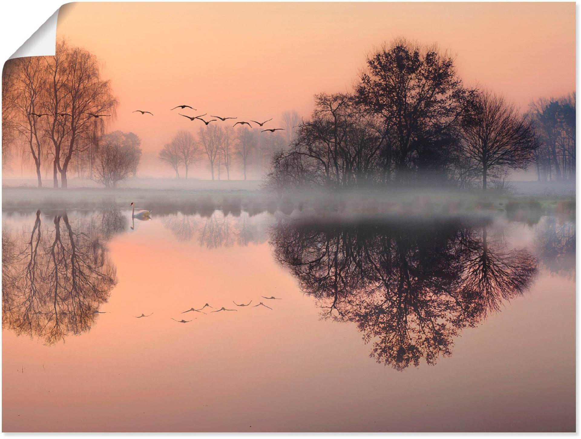 Artland Wandbild »Früh morgens am See....«, Gewässer, (1 St.), als Leinwandbild, Poster, Wandaufkleber in verschied. Grössen von Artland