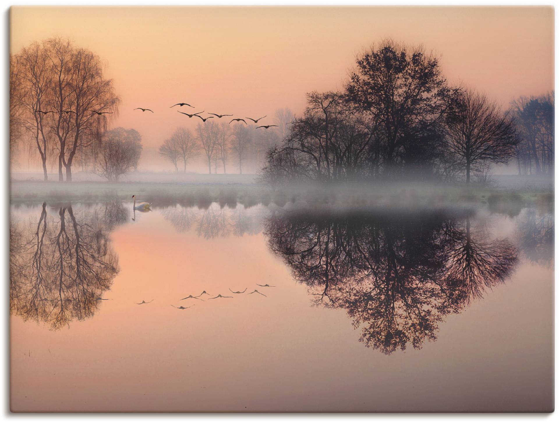 Artland Wandbild »Früh morgens am See....«, Gewässer, (1 St.), als Leinwandbild, Poster, Wandaufkleber in verschied. Grössen von Artland