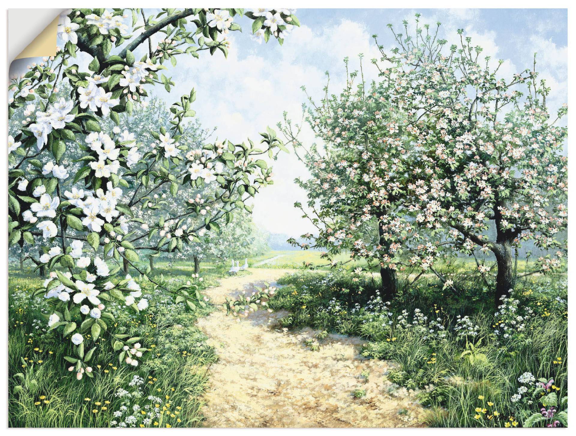 Artland Wandbild »Frühling I«, Vier Jahreszeiten, (1 St.), als Leinwandbild, Poster, Wandaufkleber in verschied. Grössen von Artland