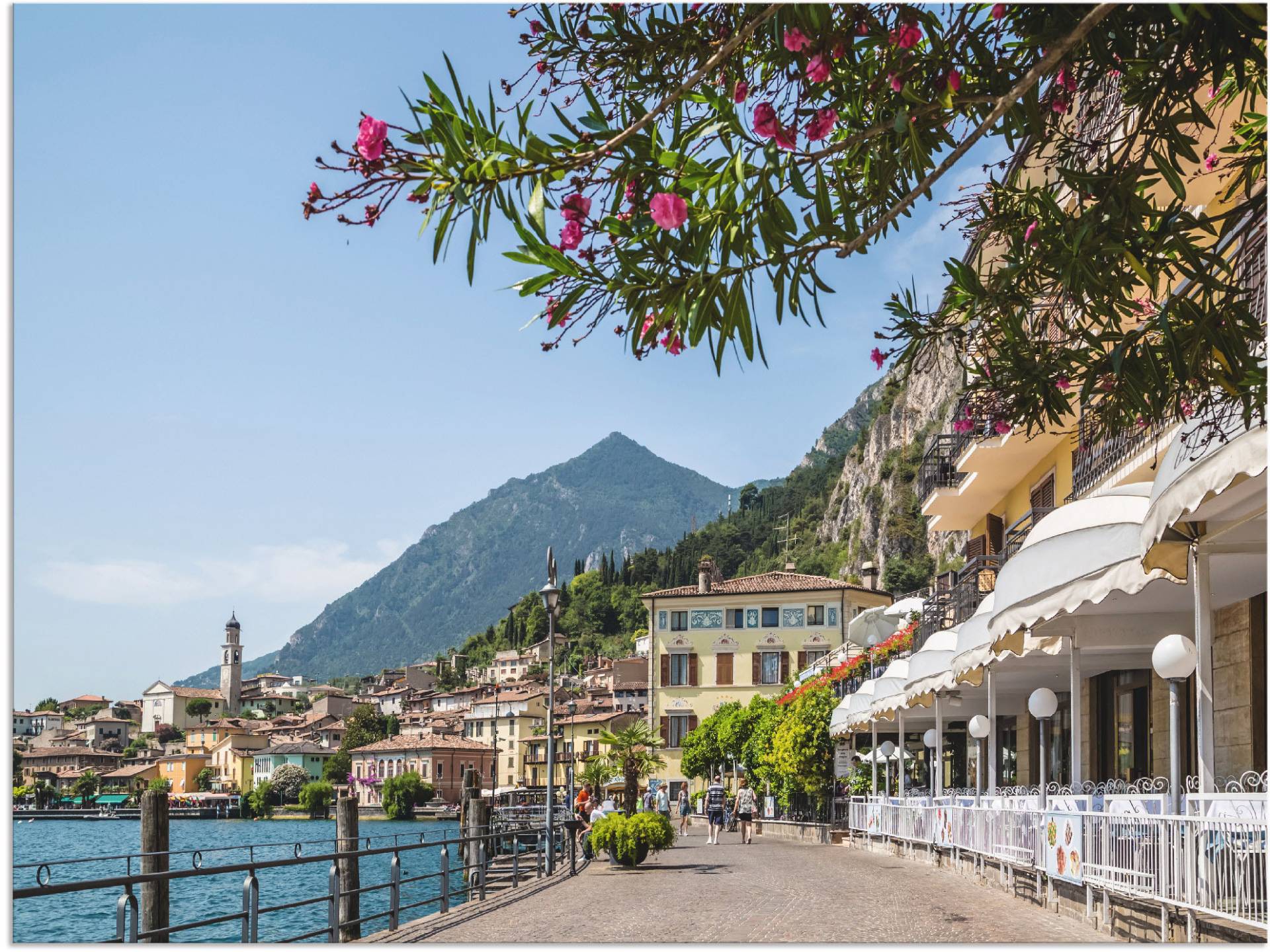 Artland Wandbild »Gardasee Limone sul Garda I«, Europa, (1 St.), als Leinwandbild, Poster in verschied. Grössen von Artland