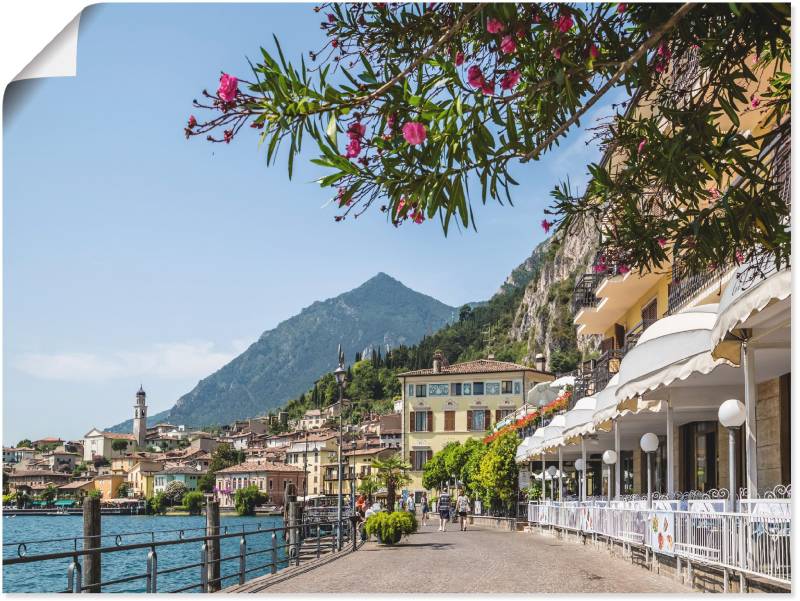 Artland Wandbild »Gardasee Limone sul Garda I«, Europa, (1 St.), als Leinwandbild, Poster in verschied. Grössen von Artland