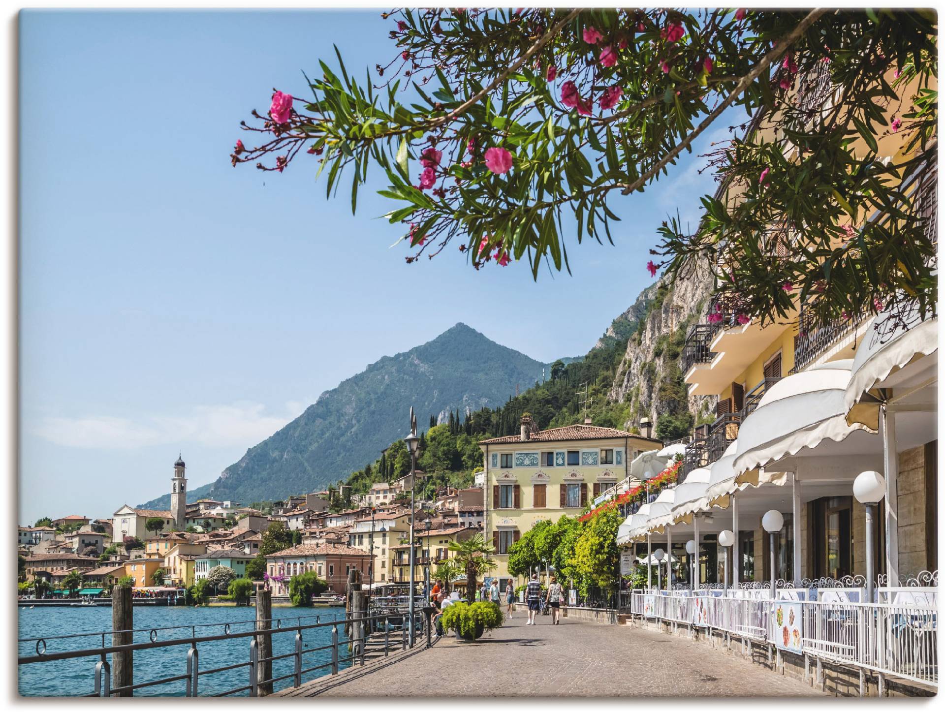 Artland Wandbild »Gardasee Limone sul Garda I«, Europa, (1 St.), als Leinwandbild, Poster in verschied. Grössen von Artland