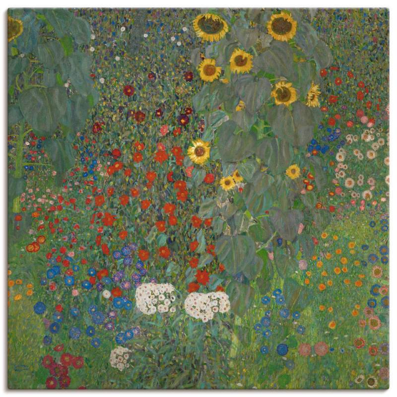 Artland Wandbild »Garten mit Sonnenblumen«, Blumenwiese, (1 St.), als Leinwandbild, Poster in verschied. Grössen von Artland