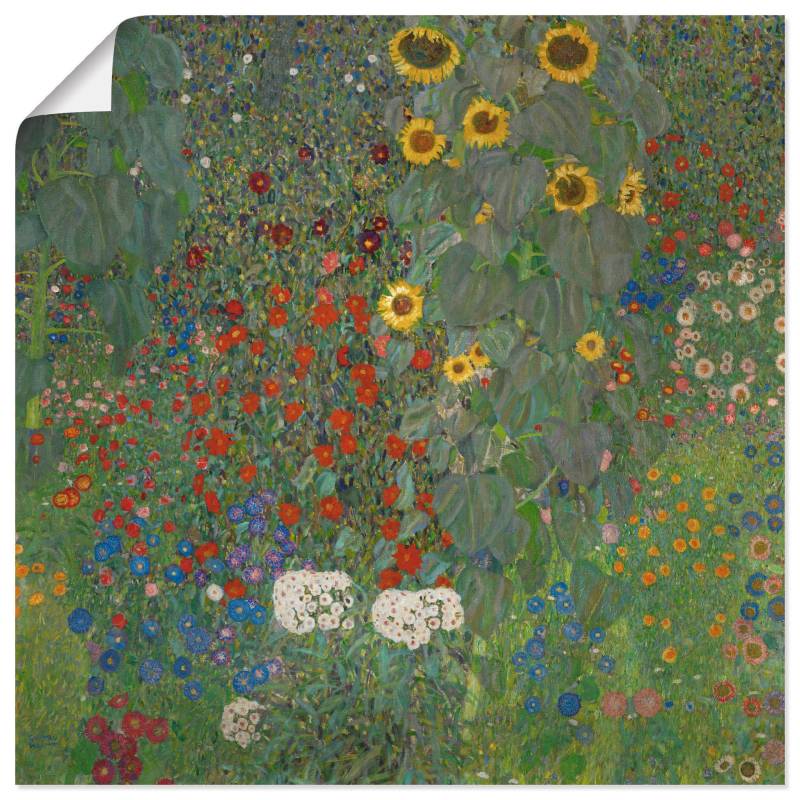 Artland Wandbild »Garten mit Sonnenblumen«, Blumenwiese, (1 St.), als Leinwandbild, Poster in verschied. Grössen von Artland