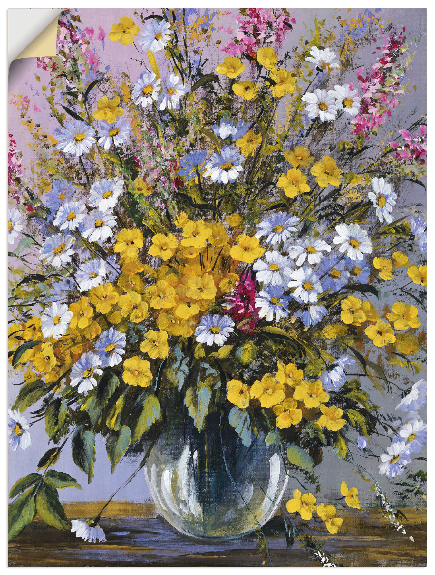 Artland Wandbild »Gemischter Strauss«, Blumen, (1 St.), als Leinwandbild, Poster in verschied. Grössen von Artland