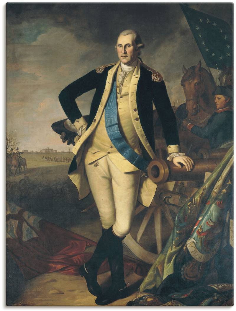 Artland Wandbild »George Washington in Princeton. 1779«, Menschen, (1 St.), als Leinwandbild, Wandaufkleber oder Poster in versch. Grössen von Artland