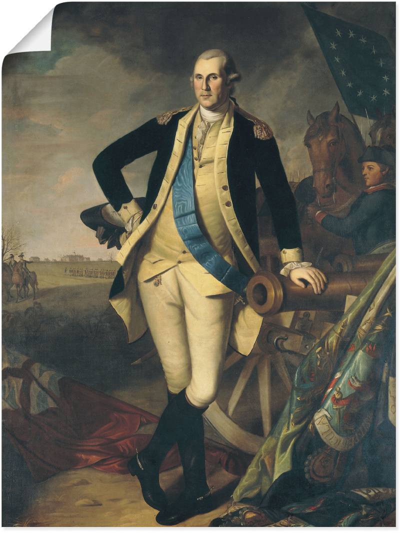 Artland Wandbild »George Washington in Princeton. 1779«, Menschen, (1 St.), als Leinwandbild, Wandaufkleber oder Poster in versch. Grössen von Artland