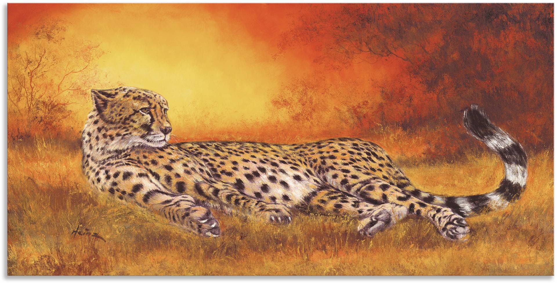 Artland Wandbild »Gepard«, Geparden Bilder, (1 St.), als Alubild, Outdoorbild, Leinwandbild, Poster, Wandaufkleber von Artland