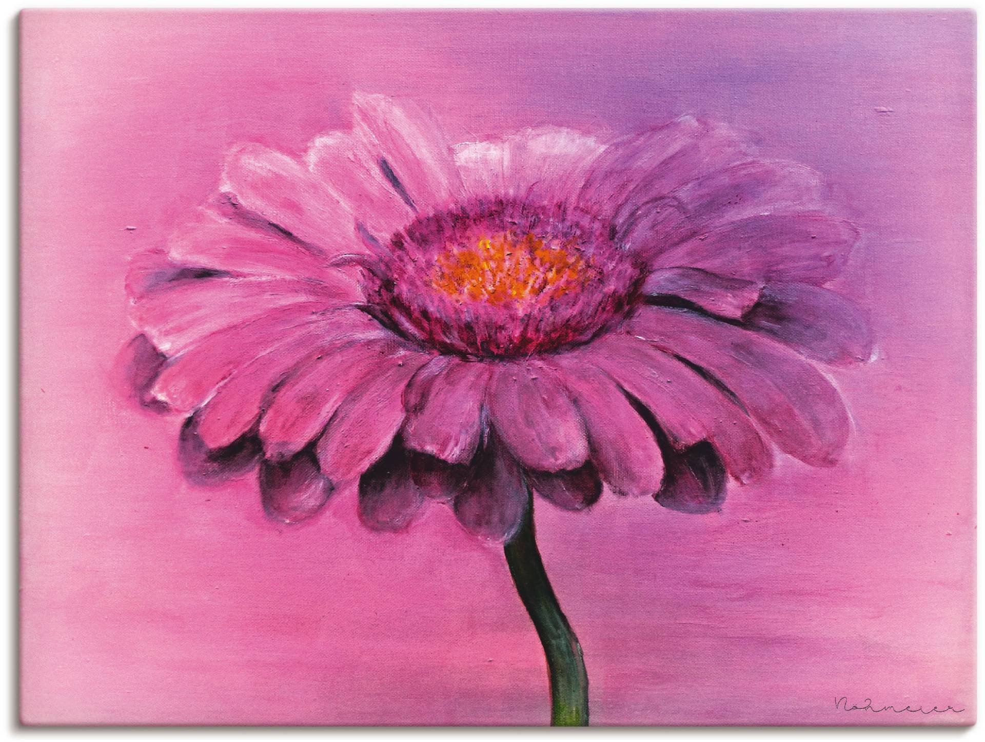 Artland Leinwandbild »Gerbera«, Blumen, (1 St.), auf Keilrahmen gespannt von Artland