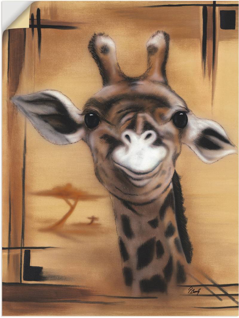 Artland Wandbild »Giraffe«, Giraffen Bilder, (1 St.), als Alubild, Outdoorbild, Leinwandbild in verschied. Grössen von Artland