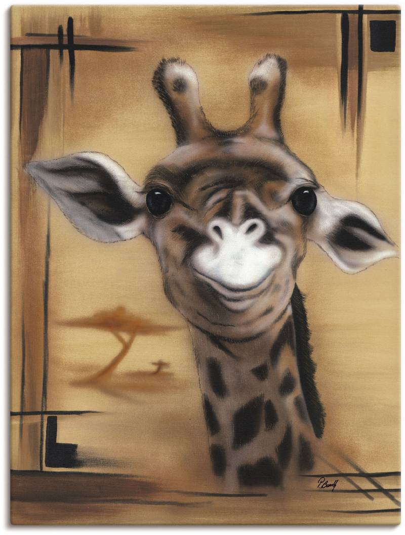 Artland Wandbild »Giraffe«, Giraffen Bilder, (1 St.), als Alubild, Outdoorbild, Leinwandbild in verschied. Grössen von Artland