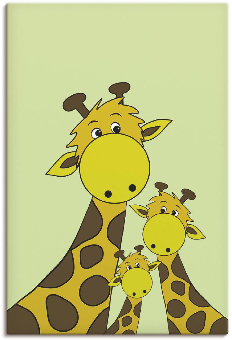 Artland Wandbild »Giraffen«, Tiere, (1 St.), als Alubild, Leinwandbild, Wandaufkleber oder Poster in versch. Grössen von Artland