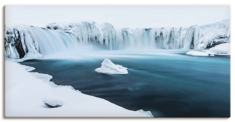 Artland Wandbild »Godafoss«, Gewässer, (1 St.), als Leinwandbild, Wandaufkleber oder Poster in versch. Grössen von Artland