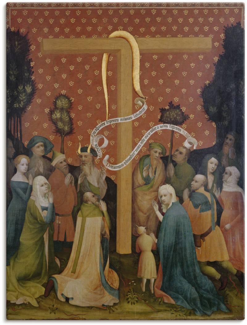 Artland Wandbild »Goldene Tafel«, Religion, (1 St.), als Leinwandbild, Wandaufkleber oder Poster in versch. Grössen von Artland